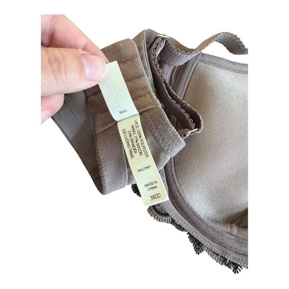 Soma Balconette Bra 38DD embroidered overlay - Picture 4 of 6